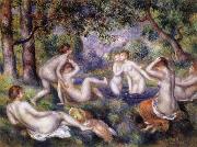 Pierre Renoir Bathers in the Forest Spain oil painting reproduction